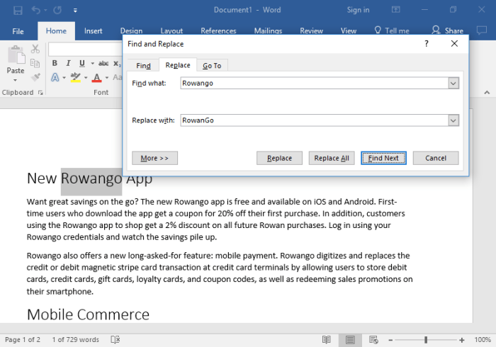 Find and Replace | Computer Applications for Managers Replace smartphone battery