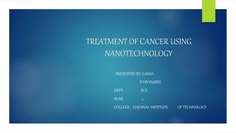 Nanotechnology in medicine